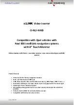 Preview for 1 page of Car-Interface r.LiNK CI-RL2-N900 Manual