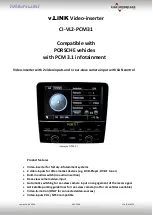 Предварительный просмотр 1 страницы Car-Interface v.link CI-VL2-PCM31 Manual