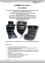 Car-Interface v.LiNK CI-VL3-MIB-4 Manual preview