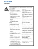 Preview for 35 page of Car-O-Liner CMI 300 Pulse Boost User Manual