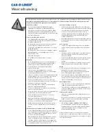 Preview for 51 page of Car-O-Liner CMI 300 Pulse Boost User Manual