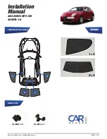 Car Shades AR-MITO-3-A Installation Manual preview