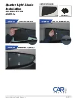 Предварительный просмотр 2 страницы Car Shades AR-MITO-3-A Installation Manual