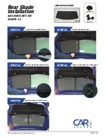 Предварительный просмотр 3 страницы Car Shades AR-MITO-3-A Installation Manual