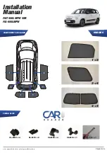 Car Shades FIAT 500L MPW 5DR Installation Manual preview