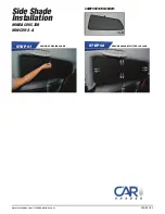 Предварительный просмотр 2 страницы Car Shades HON-CIVI-3-A Installation Manual