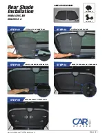 Предварительный просмотр 3 страницы Car Shades HON-CIVI-3-A Installation Manual