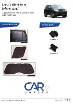 Car Shades LRO-FREE-5-B Installation Manual preview