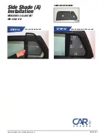 Preview for 2 page of Car Shades MB-CCLS-E-D Installation Manual