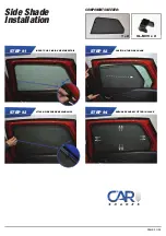 Предварительный просмотр 2 страницы Car Shades REN-CAPT-5-A Installation Manual