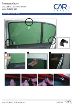 Предварительный просмотр 2 страницы Car Shades VAU-CORS-5-B Installation Manual