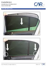 Предварительный просмотр 3 страницы Car Shades VAU-CORS-5-B Installation Manual