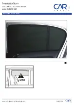 Preview for 5 page of Car Shades VAU-CORS-5-B Installation Manual