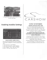 Preview for 4 page of Car Show CS-TY1210-12 Installation Manual