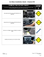 Preview for 3 page of Car Show Honda CS-CRV12 CRV Installation Manual