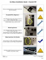 Preview for 6 page of Car Show Honda CS-CRV12 CRV Installation Manual