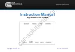 Car Solutions 866931 Instruction Manual preview