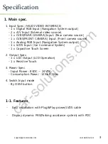 Preview for 3 page of Car Solutions 891005 Instruction Manual