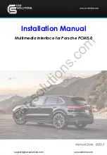 Car Solutions 898053 Installation Manual preview