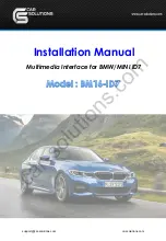 Car Solutions BM16-ID7 Installation Manual preview