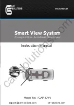 Car Solutions CAR DVR Instruction Manual preview