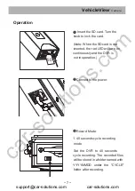 Preview for 9 page of Car Solutions CAR DVR Instruction Manual