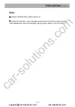 Preview for 13 page of Car Solutions CAR DVR Instruction Manual