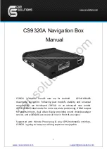 Preview for 1 page of Car Solutions CS9320A Manual