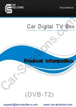 Car Solutions NB2122T2 Product Information preview