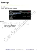 Preview for 17 page of Car Solutions NTG 5.5 Instruction Manual