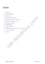 Preview for 2 page of Car Solutions PEUGEOT PAS TD 208 User Manual