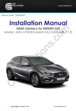 Предварительный просмотр 1 страницы Car Solutions QHI-LVTX(HH)-MAIN-V3.0 Installation Manual