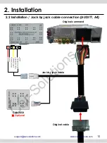 Предварительный просмотр 10 страницы Car Solutions QPE-AUDI16-CMD Installation Manual