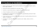 Preview for 21 page of Car Solutions QVI-BM-1107-004 User Manual