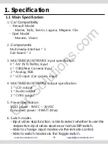 Preview for 4 page of Car Solutions QVI-LVTX-1CH-V7 Installation Manual