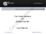 Preview for 1 page of Car Solutions QVI-LVTX-1CH-V7 User Manual