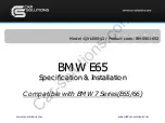 Car Solutions QVL-E65-V2 Specification & Installation Manual preview