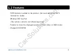 Preview for 4 page of Car Solutions QVL-E65-V2 Specifications & Installation