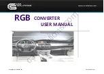 Preview for 1 page of Car Solutions RGB-LE-V3 User Manual