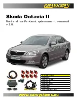 Car-Systems Parktronic system Skoda Octavia II Assembly Manual preview