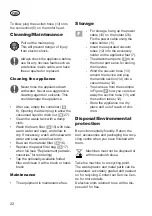 Preview for 22 page of CARAMBA CP-WDE 2012 Inox Translation Of The Original Instructions For Use