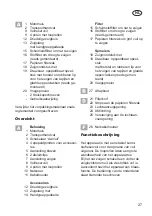 Preview for 27 page of CARAMBA CP-WDE 2012 Inox Translation Of The Original Instructions For Use