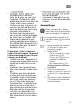 Preview for 41 page of CARAMBA CP-WDE 2012 Inox Translation Of The Original Instructions For Use