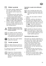 Preview for 75 page of CARAMBA CP-WDE 2012 Inox Translation Of The Original Instructions For Use