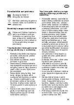 Preview for 83 page of CARAMBA CP-WDE 2012 Inox Translation Of The Original Instructions For Use