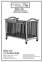 caramia furniture Bella crib Assembly Instruction Manual preview