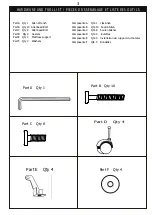 Предварительный просмотр 3 страницы caramia furniture Bella crib Assembly Instruction Manual