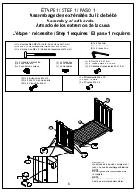 Предварительный просмотр 6 страницы caramia furniture BLAIR CRIB 3-1 CONVERTIBLE Assembly Instructions Manual