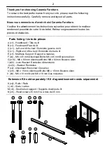 Предварительный просмотр 2 страницы caramia furniture GARNET CONVERTIBLE CRIB Assembly Instructions Manual