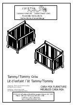 caramia furniture TAMMY Assembly Instructions Manual preview